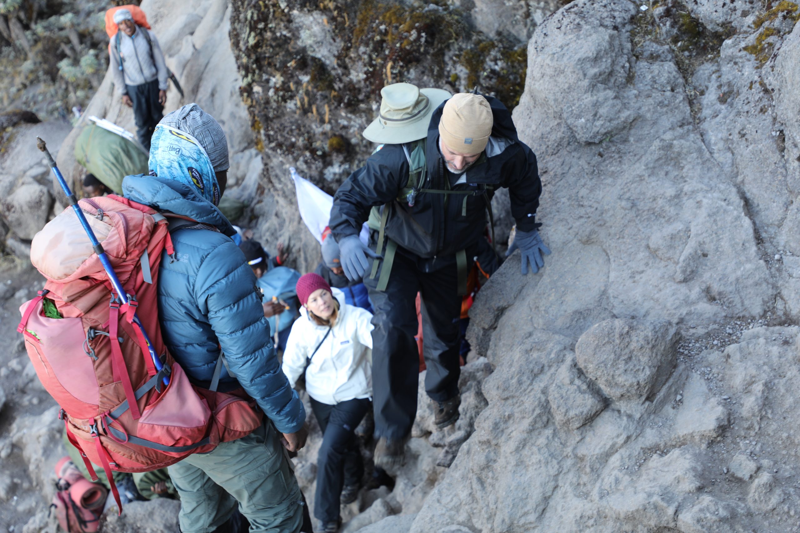 kilimanjaro baranco wall climb